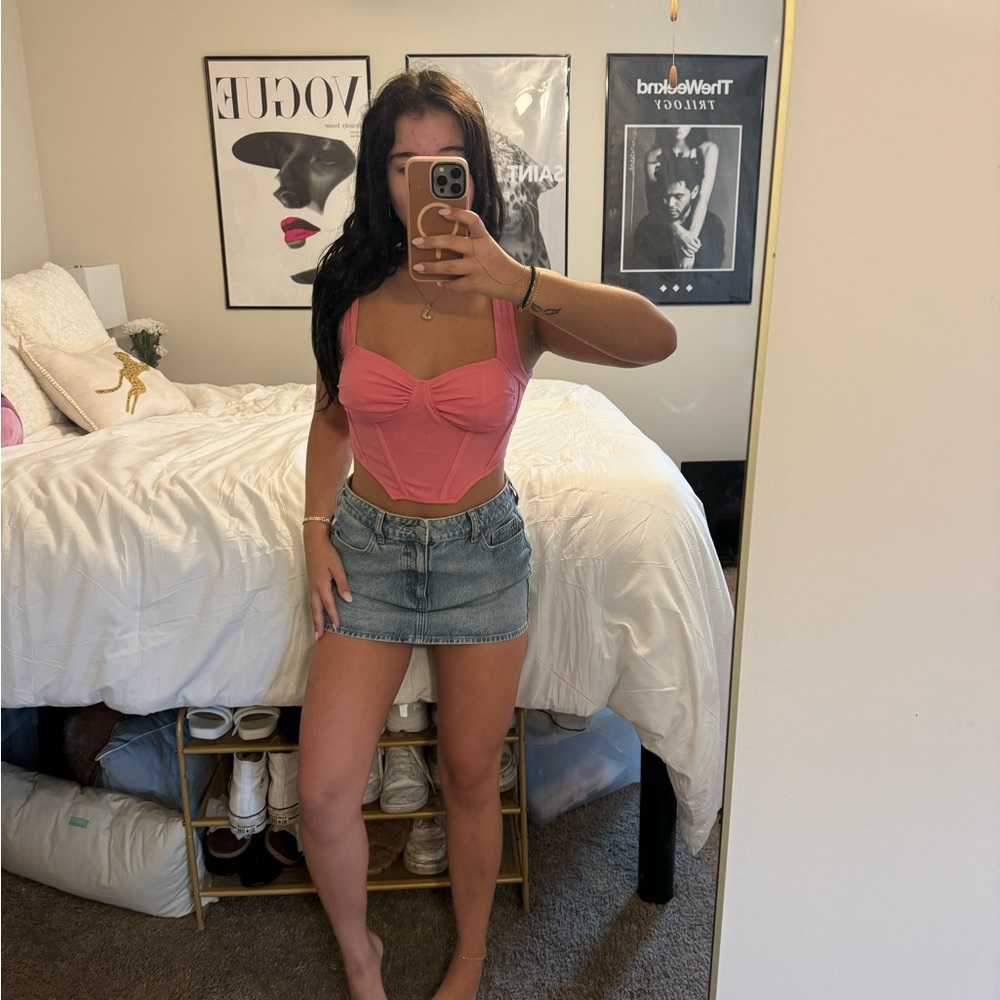 Pink Corset Top!!